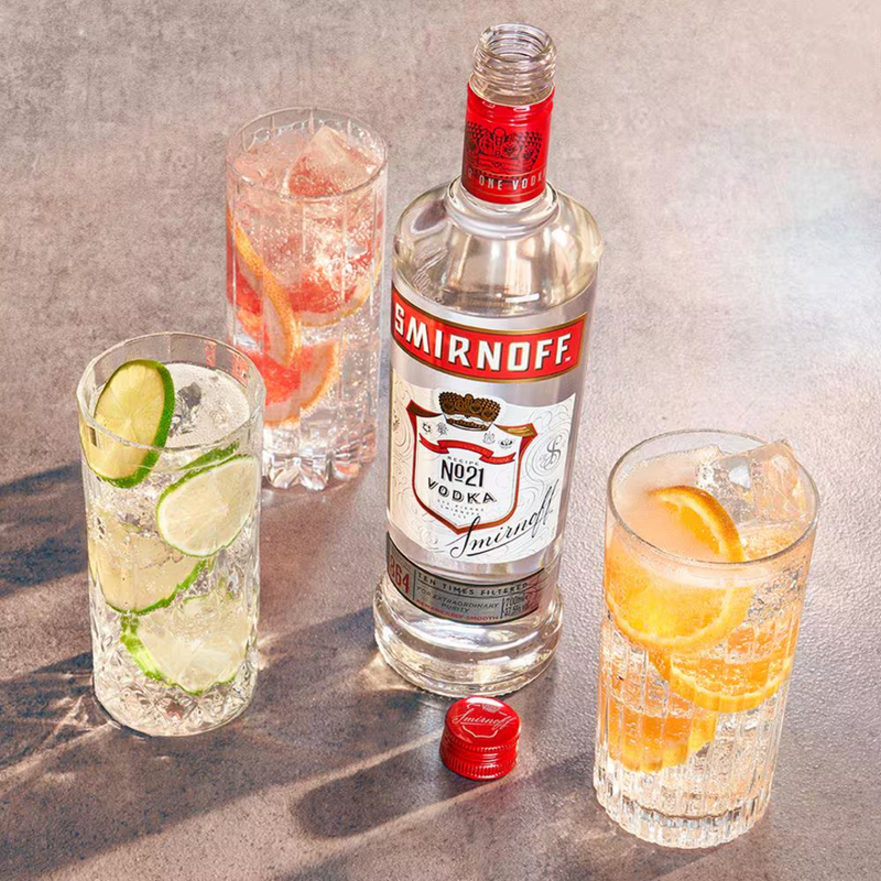 SMIRNOFF ORIGINAL GARRAFA VIDRO 998ML