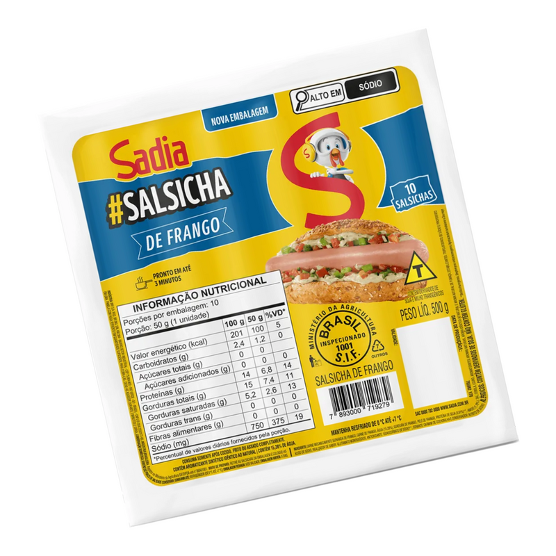 Sadia - Salsicha de Frango 500g