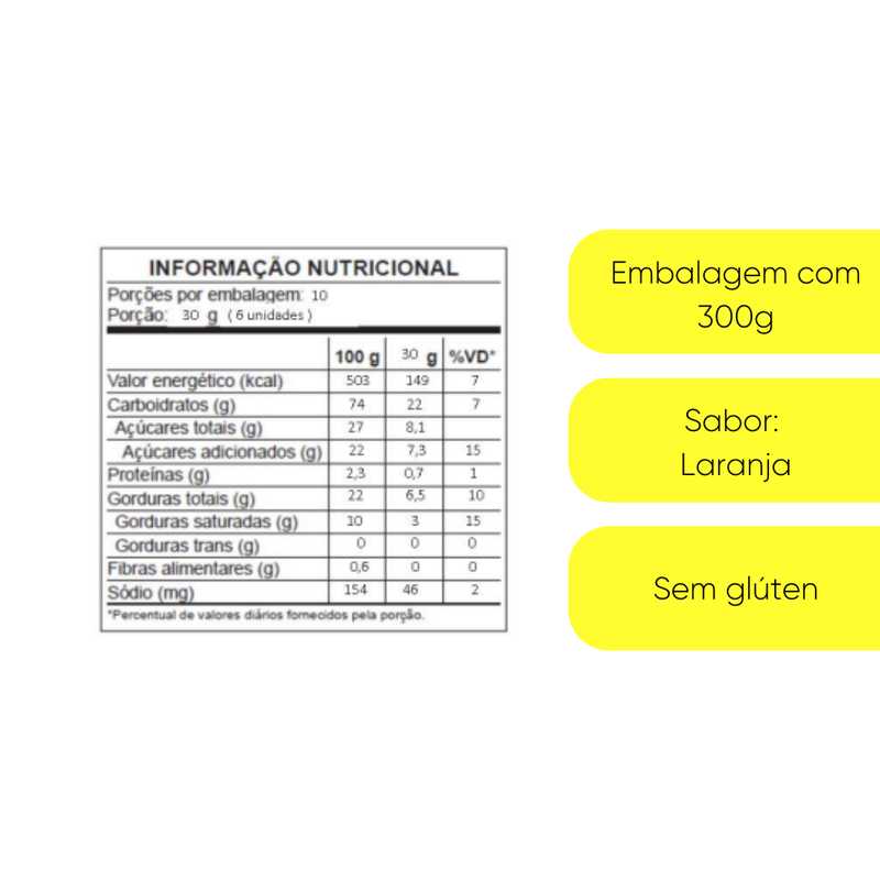 Sequilhos Laranja 300gr Vale D'ouro