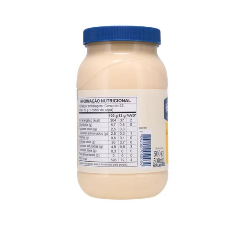 Maionese Hellmanns Tradicional 500g