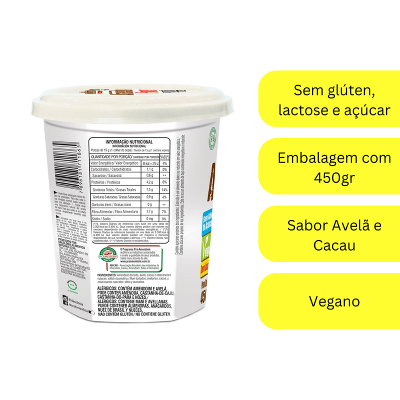 Amendopower Com Avela E Cacau DaColônia 450g