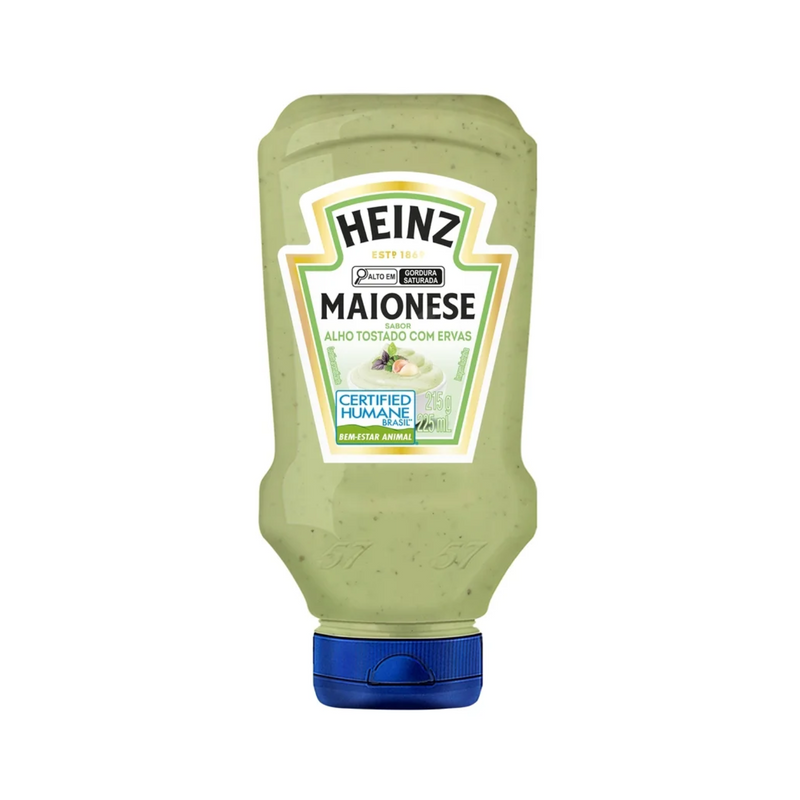 Maionese Heinz Alho Tostado Com Ervas 215 G