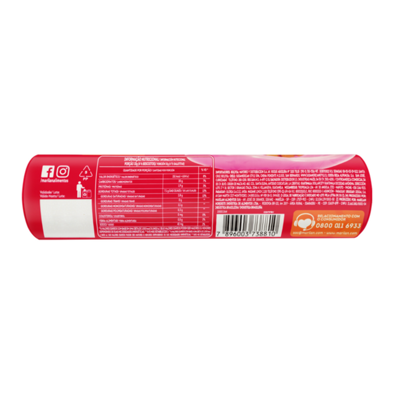 Biscoito Marilan Tortinhas Morango 140g