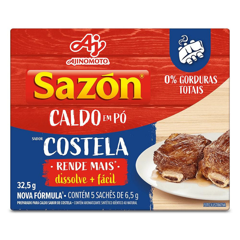 Caldo Em Pó Costela Sazón 32,5 G
