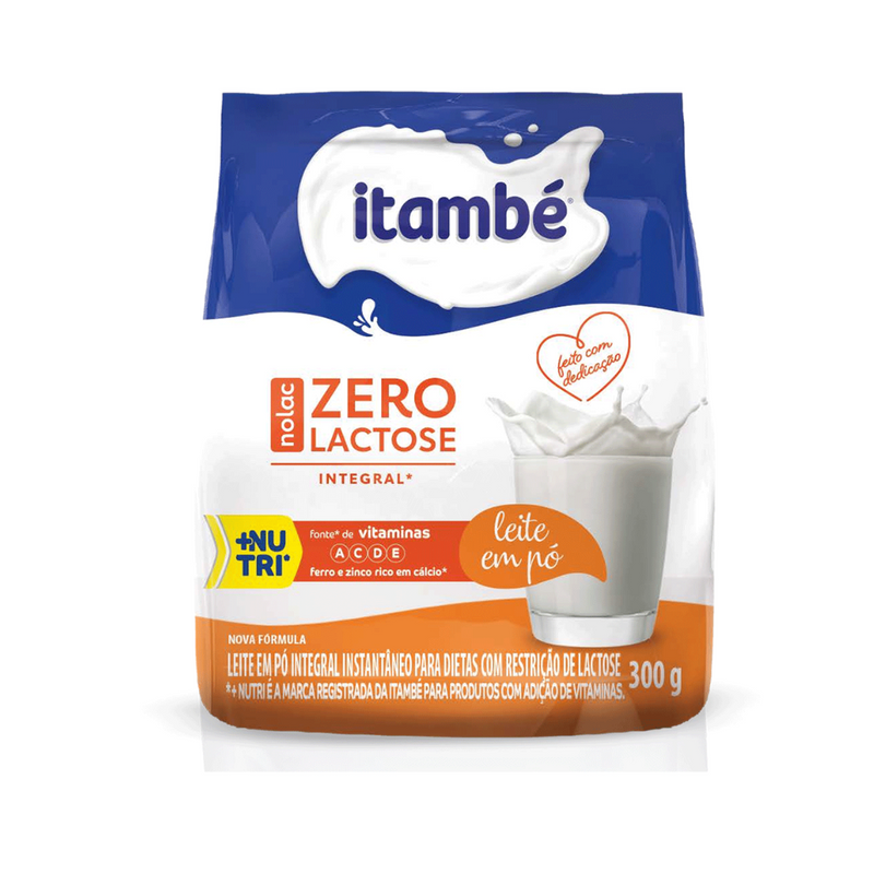 Leite Pó Instantâneo Integral Zero Lactose Itambé 300g