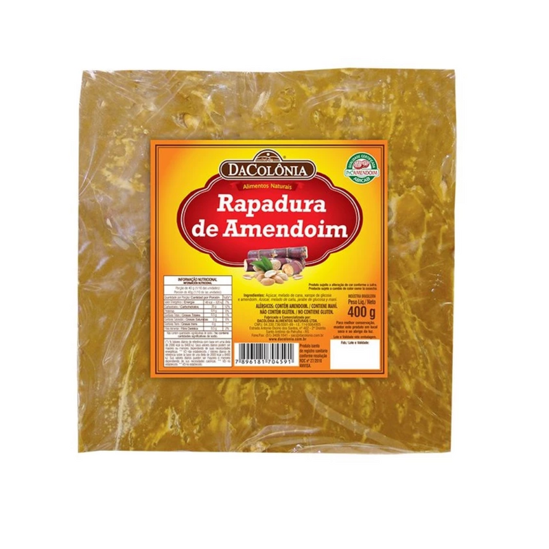 RAPADURA ESPECIAL 400GR - DACOLÔNIA