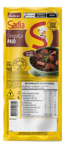 Linguica Tipo Paio 370g Sadia