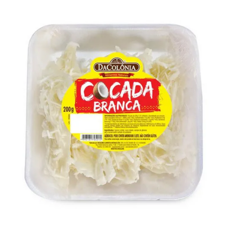 COCADA BRANCA 200G  - DACOLÔNIA