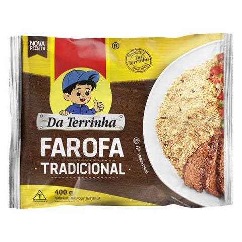 Farofa de Mandioca Tradicional Da Terrinha 400g
