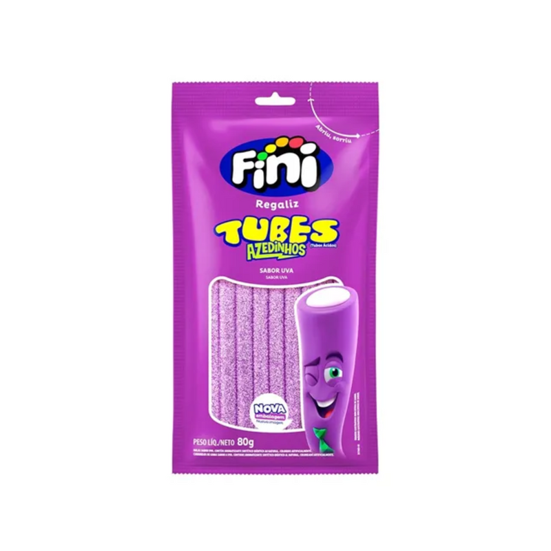 Fini Tubes Uva Cítrico 80G