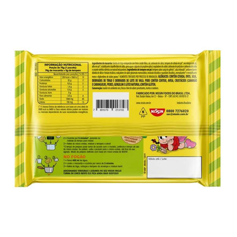 Macarrão Nissin Lamen Chico Bento 75G Canja de Galinha