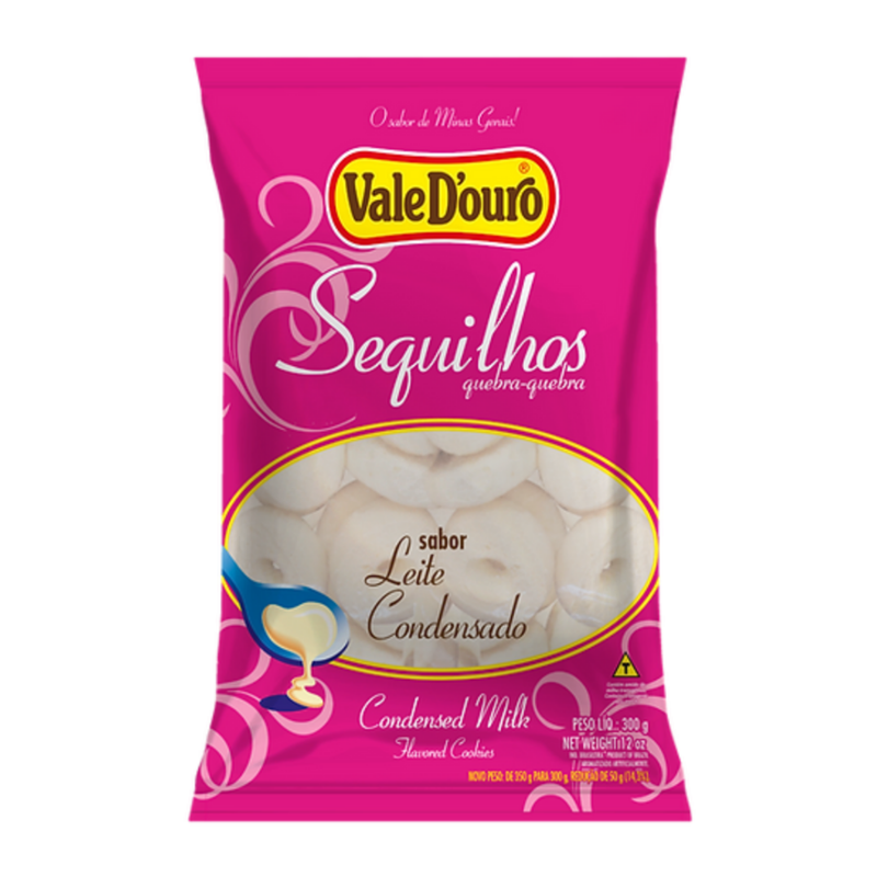 Sequilhos Leite Condensado 300gr Vale D'ouro