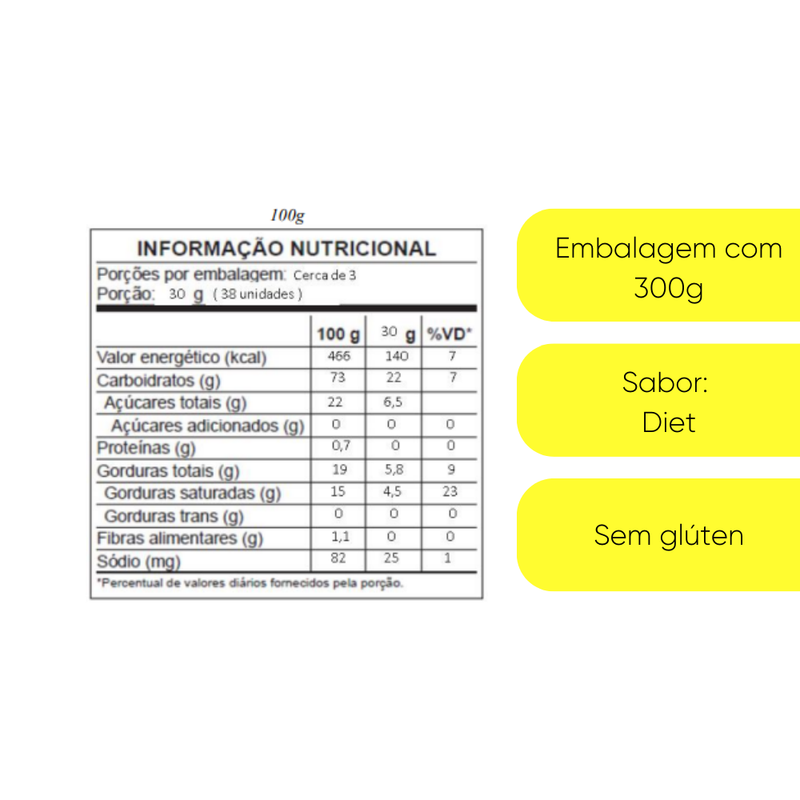 Biscoito De Polvilho Diet 100g Vale D'ouro