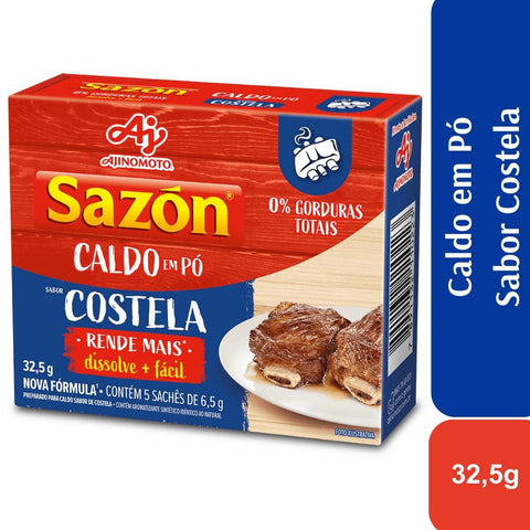 Caldo Em Pó Costela Sazón 32,5g
