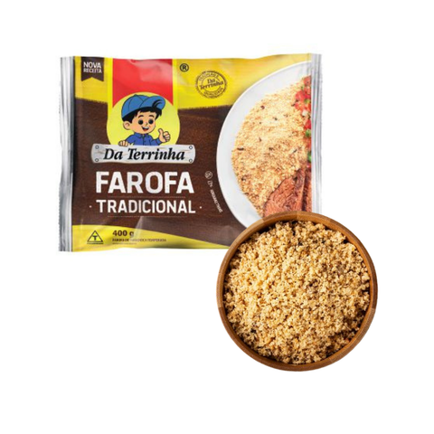 Farofa Pronta da Terrinha Tradicional 400g