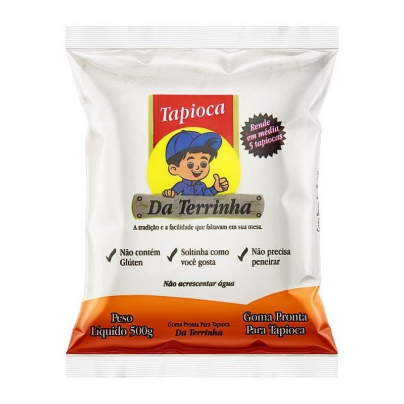 Goma De Mandioca Para Tapioca Da Terrinha 500g