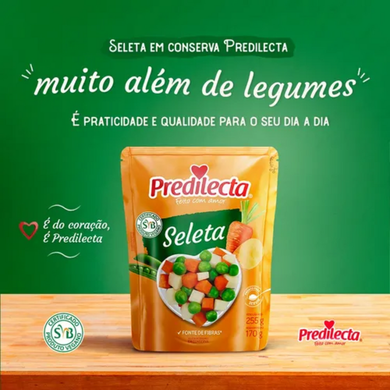 Seleta de Legumes Predilecta Sachê 170g