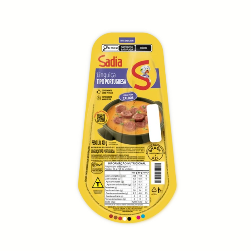 Linguiça Tipo Portuguesa Sadia 400g