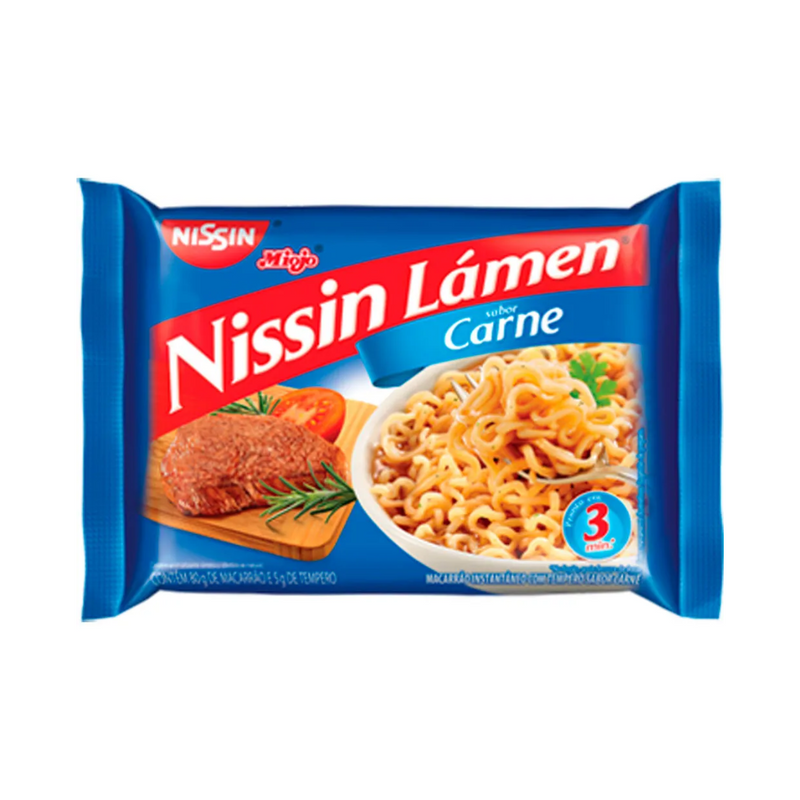 MACARRÃO INST. NISSIN LÁMEN CARNE 85G