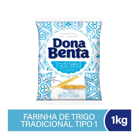Farinha de Trigo Tradicional Dona Benta 1Kg