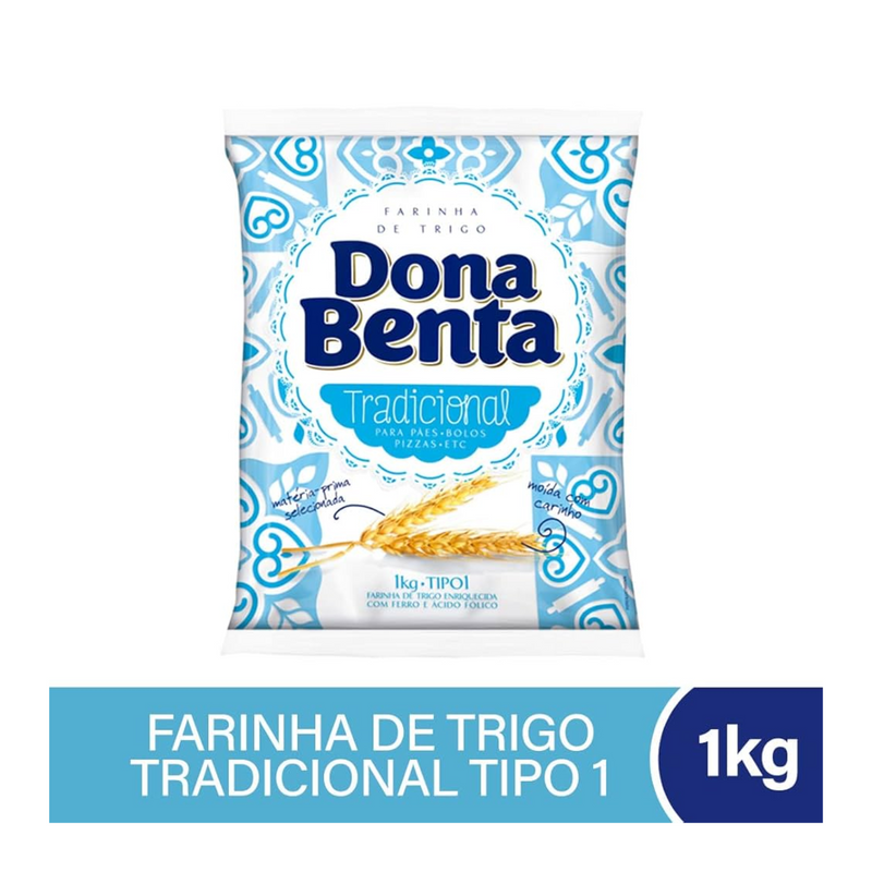 Farinha de Trigo Tradicional Dona Benta 1Kg