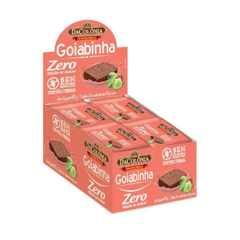 DISPLAY GOIABINHA ZERO 600GR 25G - DACOLÔNIA