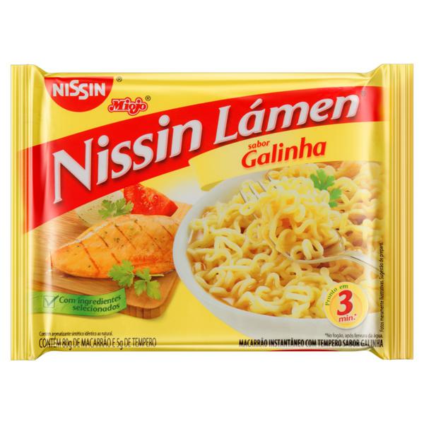 MACARRÃO INSTANTÂNEO NISSIN LAMEN GALINHA 85G