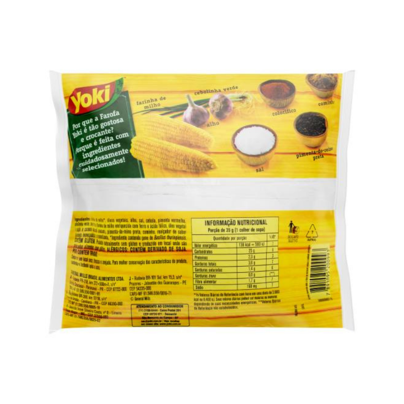 FAROFA DE MILHO YOKI 400G