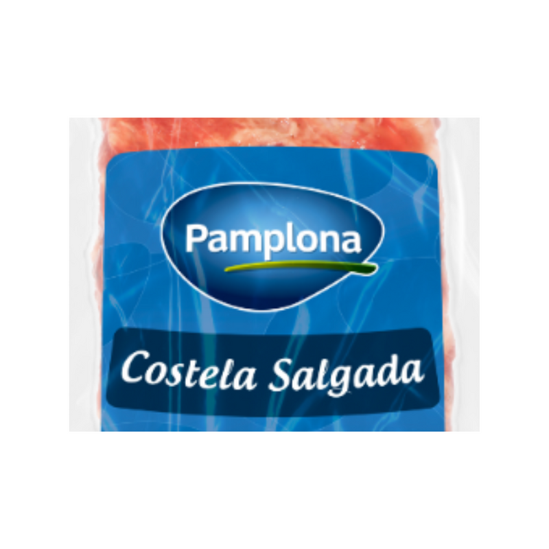 CARNE SALGADA DE SUINO COM OSSO - COSTELA - PAMPLONA 500G a 1K