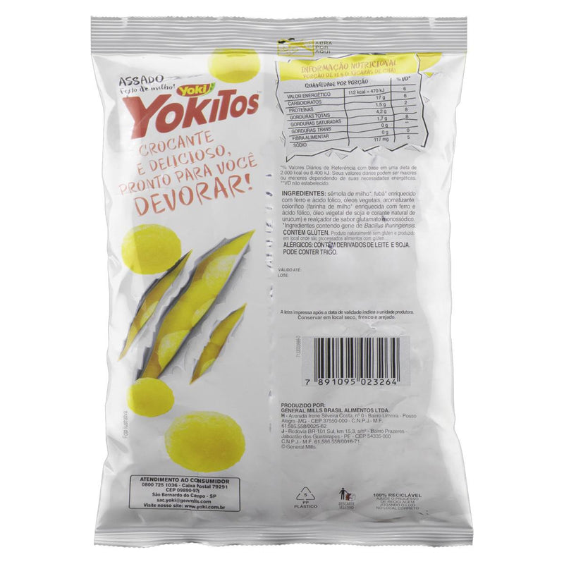 Salgadinho De Bolinha De Queijo Yokitos Yoki 45g