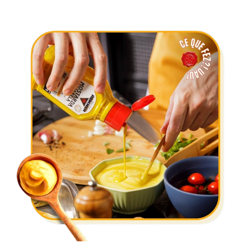 Mostarda Amarela Premium Tipo Americana Hemmer 300g