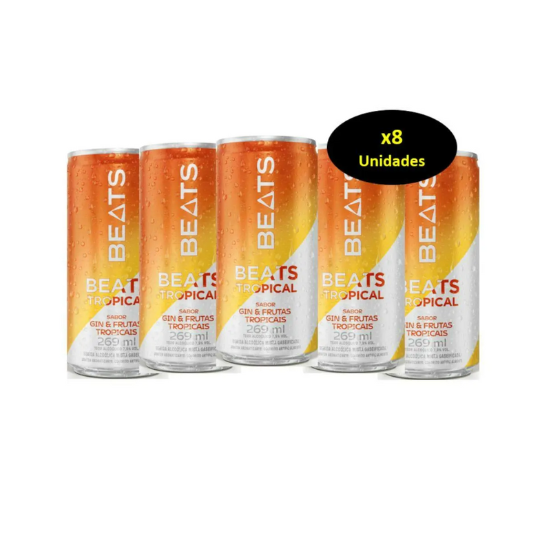 BEATS TROPICAL LT 269ML CX CARTAO C/8 NPAL