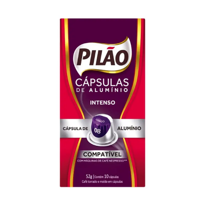 Cápsulas Lungo Expresso 8 Pilão 52g