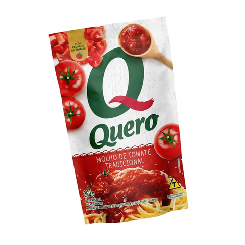 Molho de Tomate Quero 240g (Sachê)