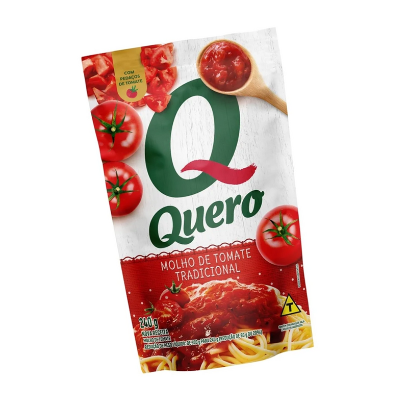 Molho de Tomate Quero 240g (Sachê)