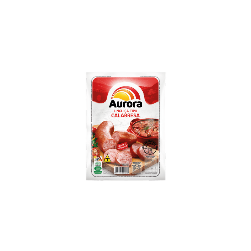 LINGUICA TIPO CALABRESA - AURORA - 2,5KG