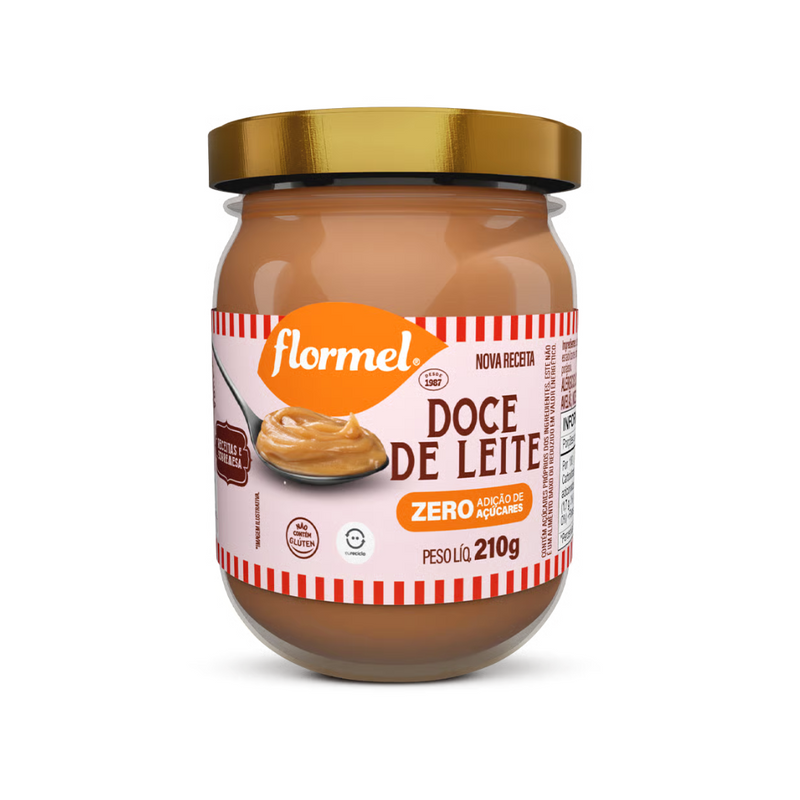 DOCE DE LEITE CREMOSO ZERO FLORMEL 210G