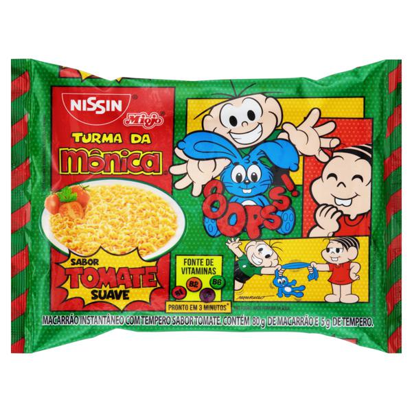 MACARRÃO INSTANTÂNEO NISSIN LAMEN SUAVE TOMATE 85G