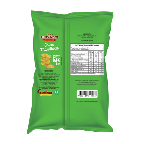 Chips de Mandioca 35g DaCôlonia