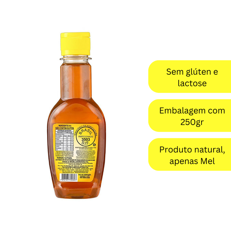 Mel Dacolonia Em Bisnaga 250g