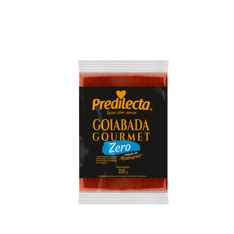GOIABADA FLOW PACK PREDILECTA ZERO ACUCAR 300G