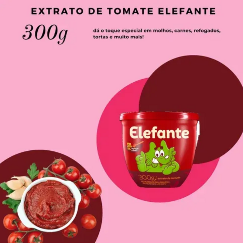 Extrato De Tomate Elefante Pote 300G