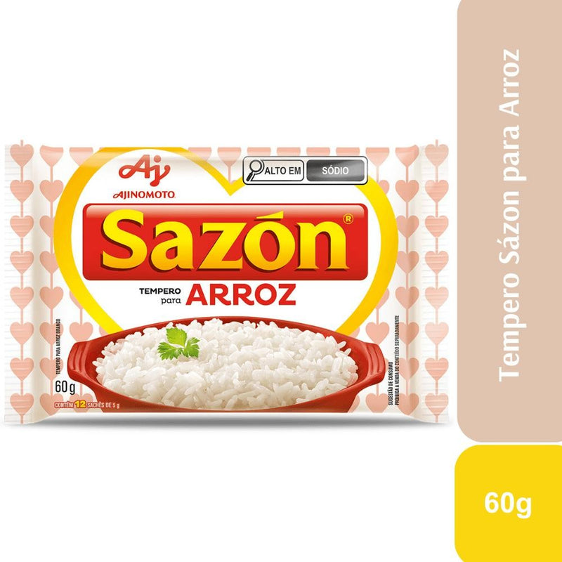 Tempero em pó sazón® para arroz 60g