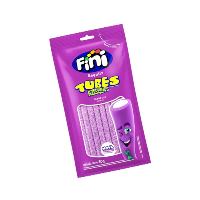 Fini Tubes Uva Cítrico 80G