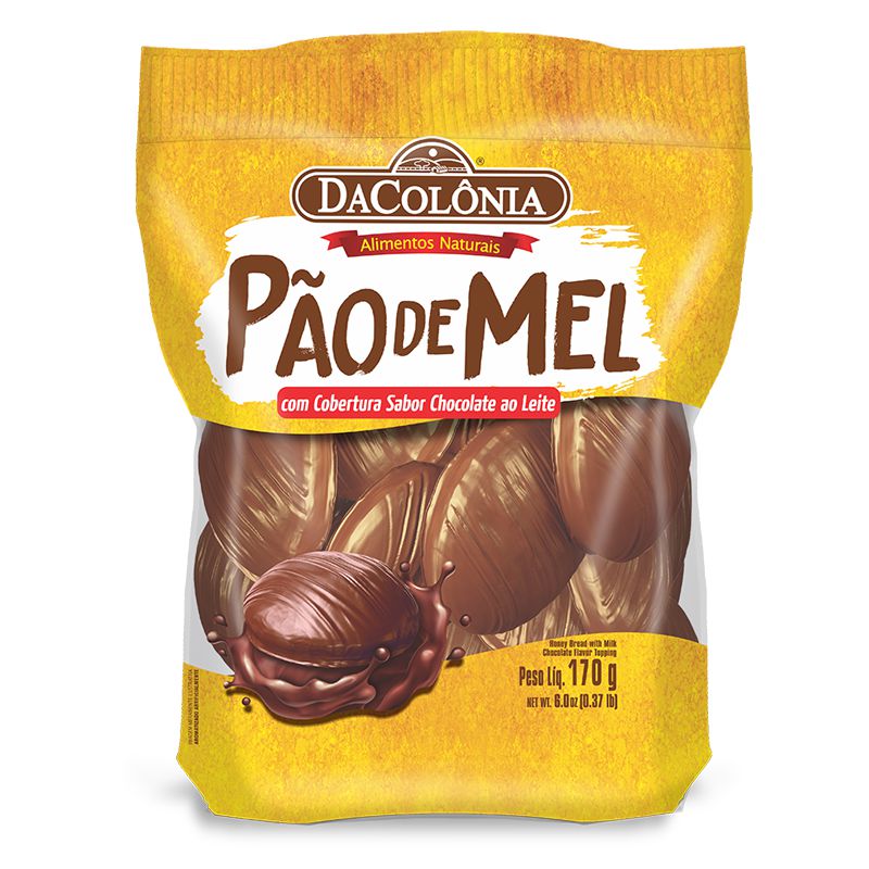 PAO DE MEL 170G C/ CHOCOLATE 170g - DACOLÔNIA