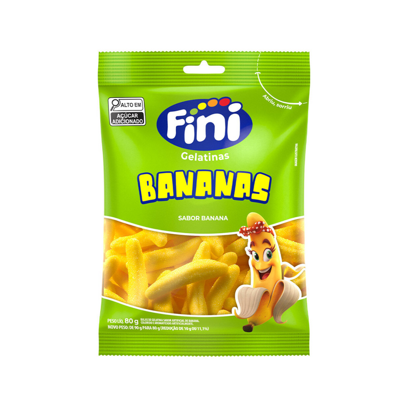 Bala Fini Banana 80g