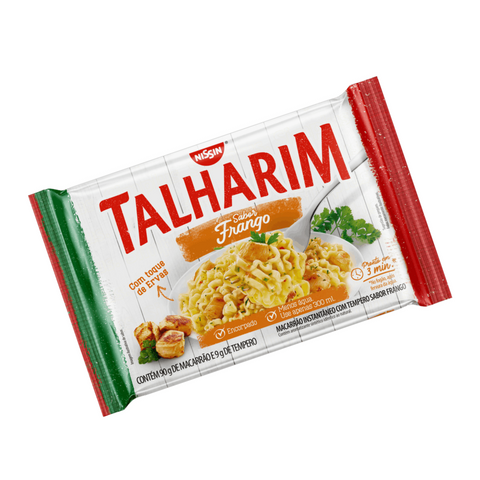 Macarrão Instantâneo Talharim Frango Nissin Pacote 99g