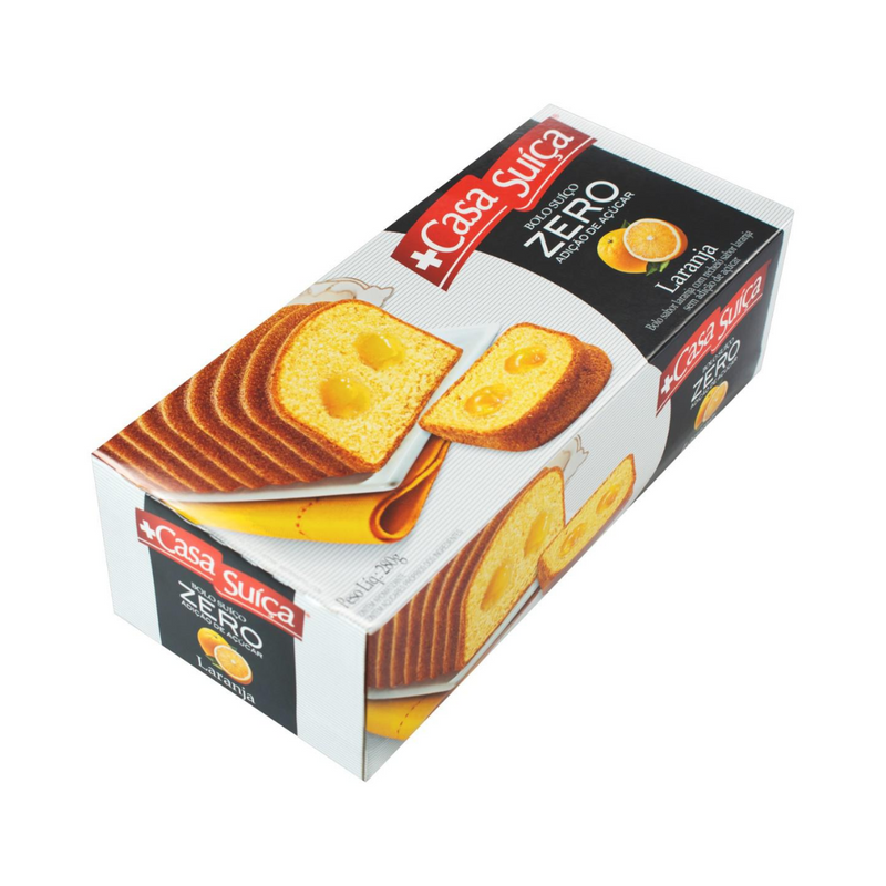 Bolo de laranja zero açúcar Casa Suíça 280g