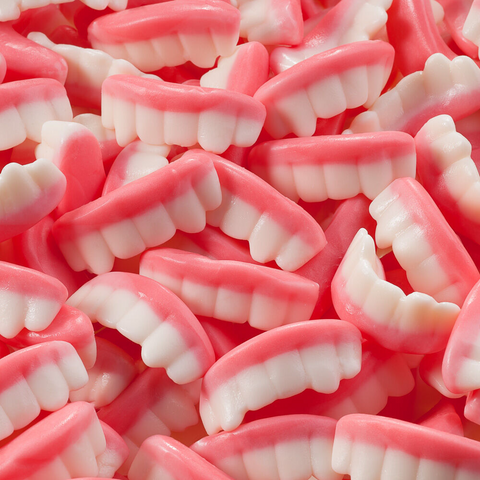Bala De Gelatina Dentadura Fini 80g