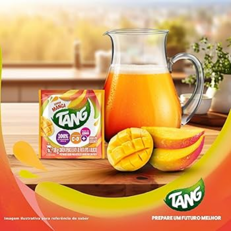 Tang Suco Em Pó Manga 18g - 1 Caixa Com 18 Sachês